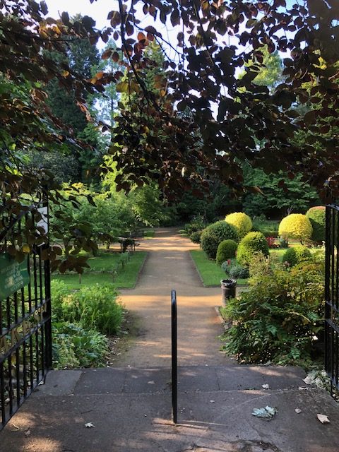 The Main Gate is Open, Shakespearean Garden by Kattie Kincaid