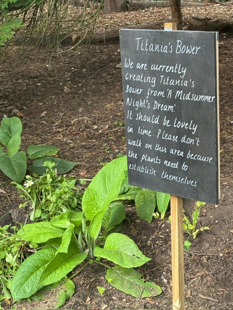 Titania's Bower Development, Shakespearean Garden by Kattie Kincaid